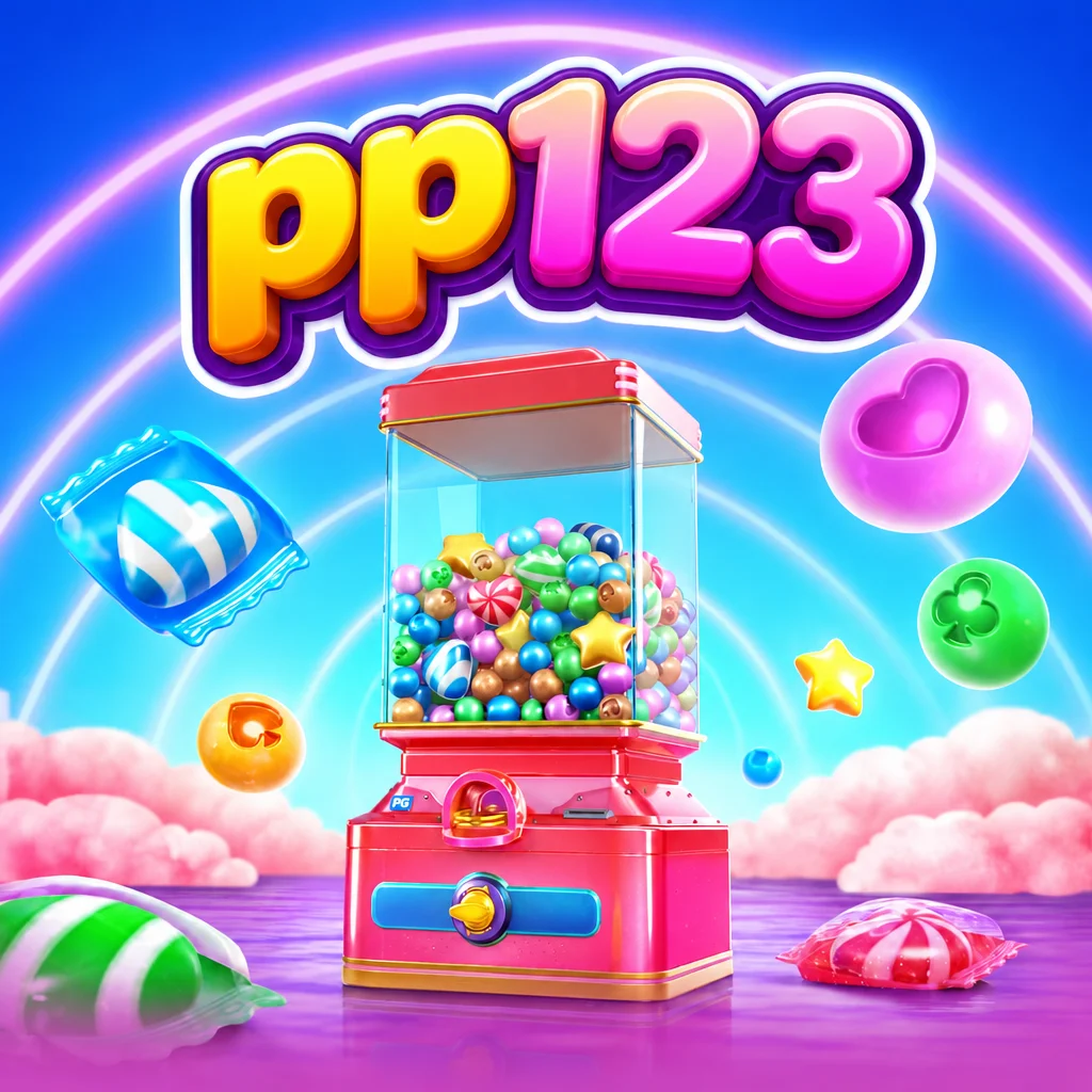 Mesin permen warna-warni di atas awan dalam game Candy Superwin pp123