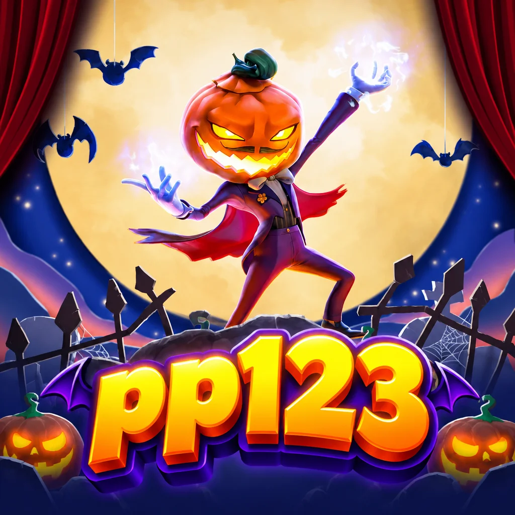 Ilustrasi tema labu Halloween khas permainan Mr Hallow Jp pp123